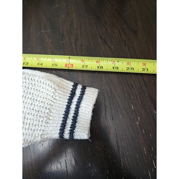 BP Retro Knit Cardigan In Cream Button Up Front Sweater Size M - Picture 10 of 12